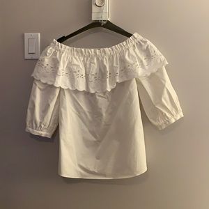 White off the shoulder blouse